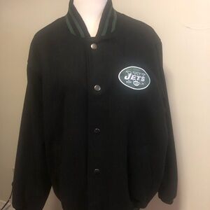Mens Nfl jets wool bomber